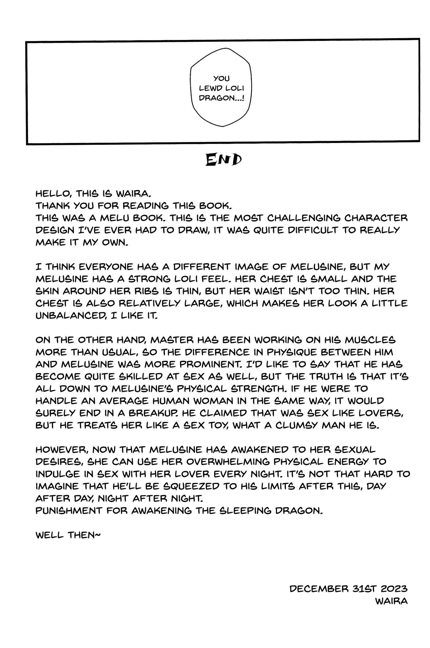 Melu-ko Wa Guigui Kuru Ga Koubi Ga Doheta Chapter 1000 Page 24